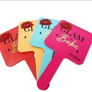 Glam Babe Handheld Mirrors - Red, Orange, Blue, Pink